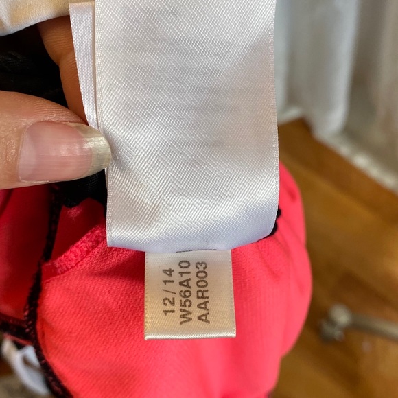 Adidas One Piece 3 Stripe Swimsuit Bathing Suit - Picture 9 of 14